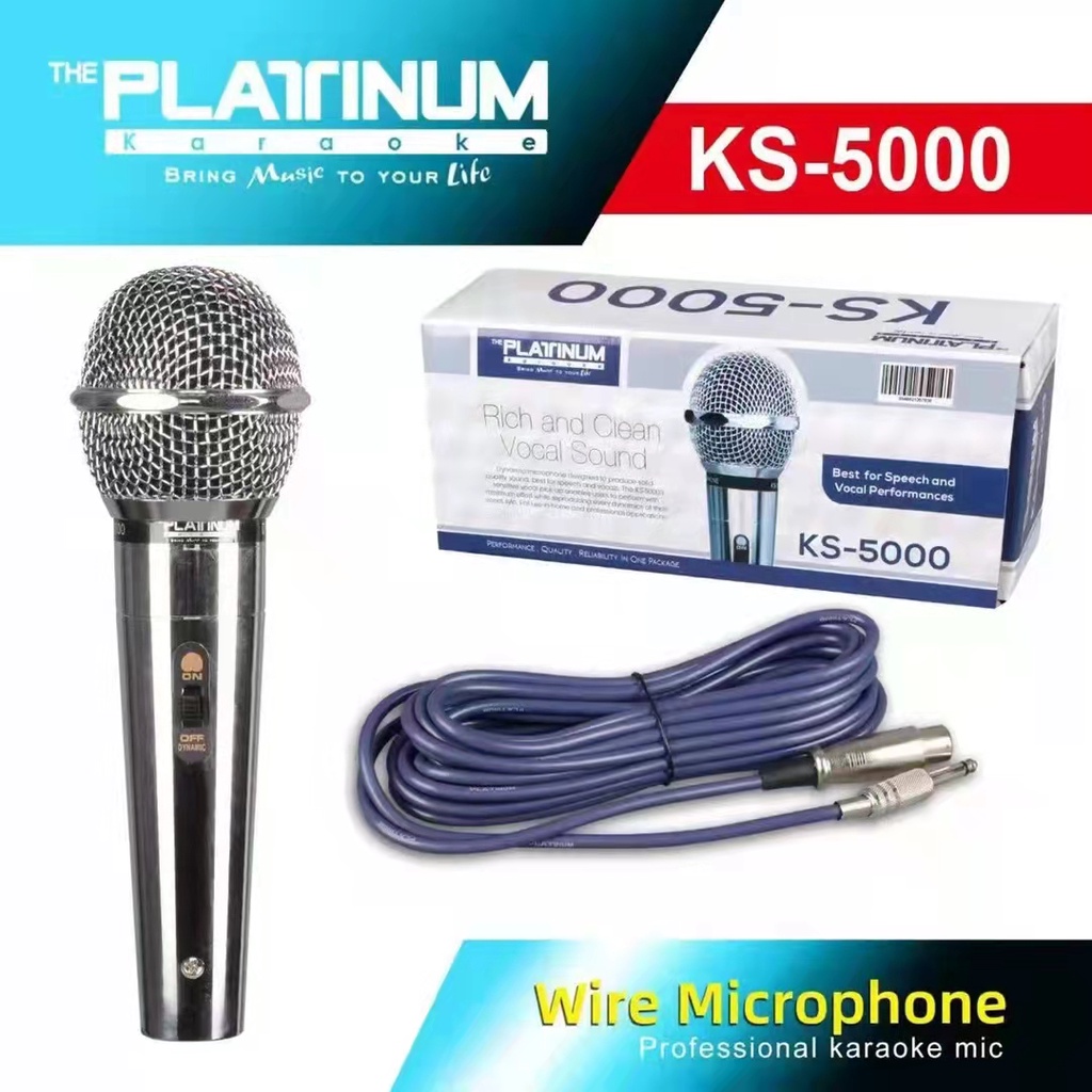 PLATINUM KS5000 professional dynamic microphone wire microphone