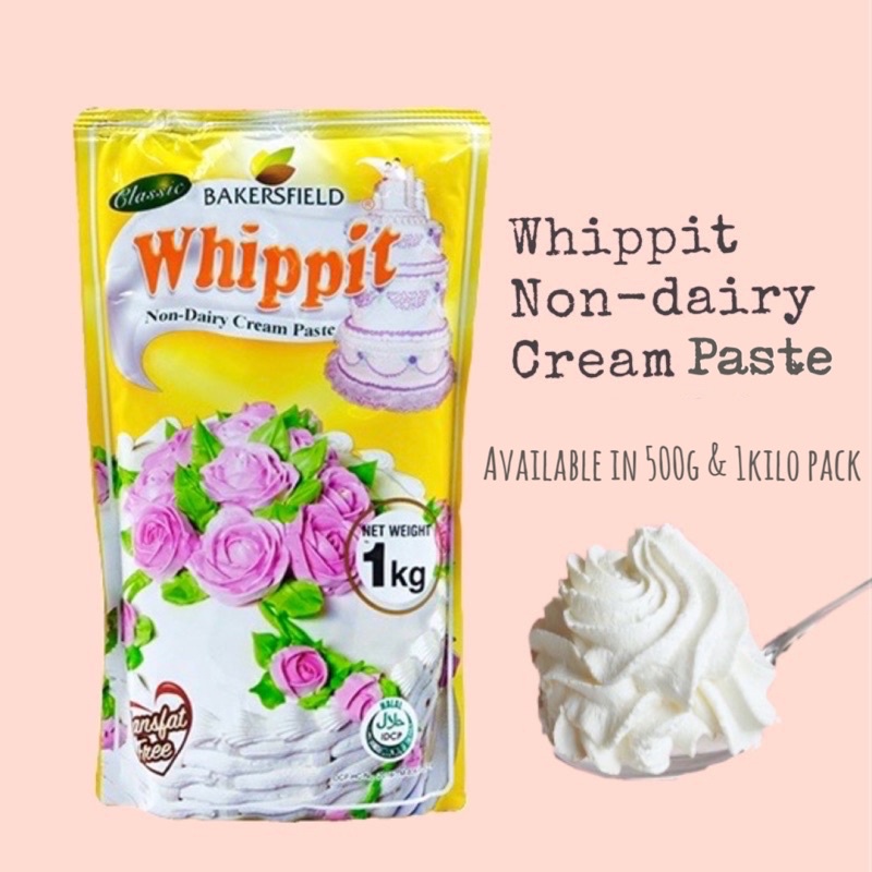 Bakersfield Whippit Nondairy Cream Paste 1kg / 500g Shopee Philippines