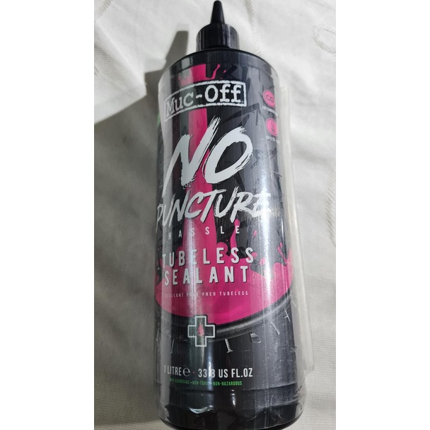 MucOff No Puncture Inner Tube Sealant. 1 liter bottle. Shopee