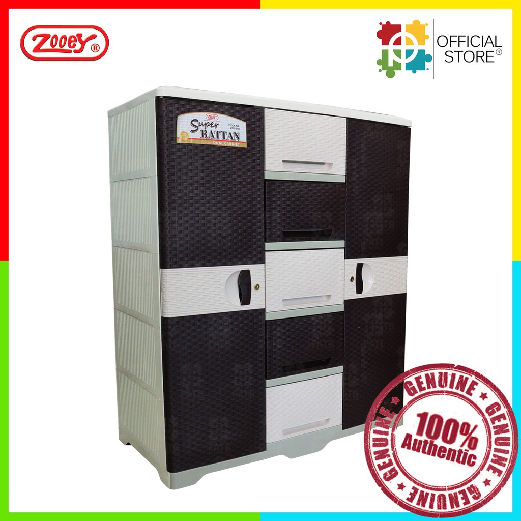 Zooey Super Rattan Dual Wardrobe Clothes Organizer Shopee