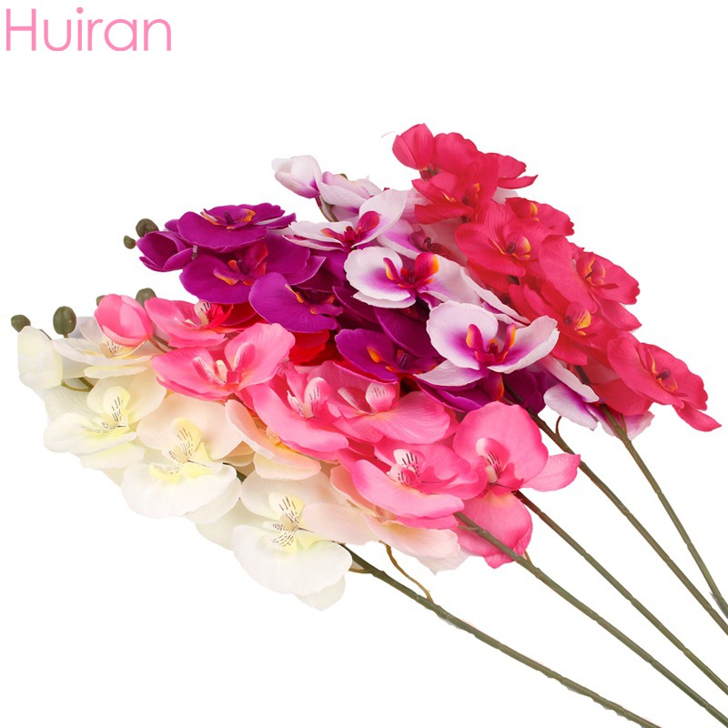 Real Touch Butterfly Orchid Artificial Flowers For New House Home Wedding Festival Decoration