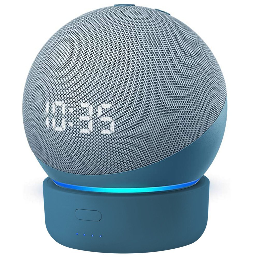 GGMM D4 5200mAh Battery Base for Echo Dot 4th Gen 6H Playing