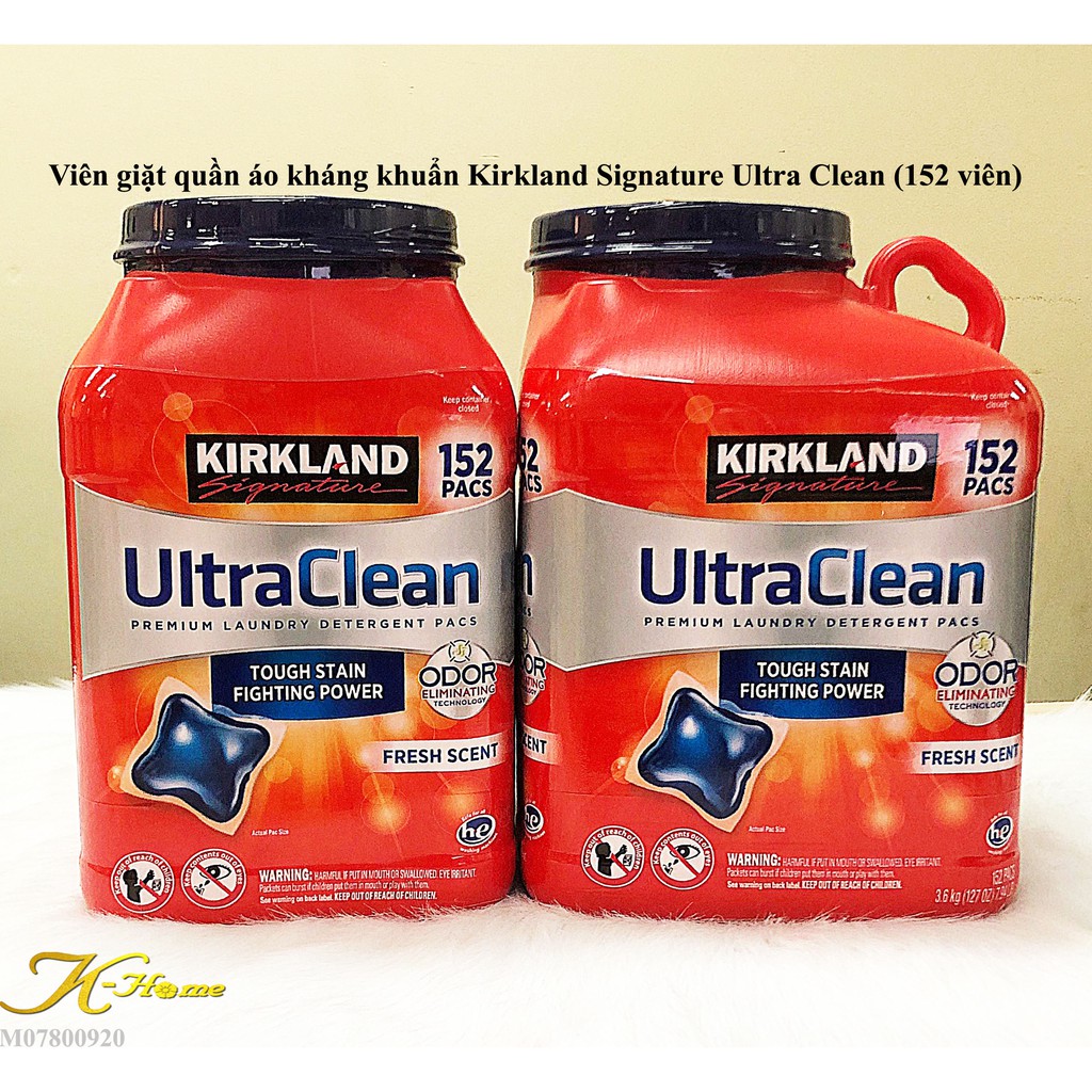 Kirkland Signature Ultra Clean antibacterial laundry detergent (152