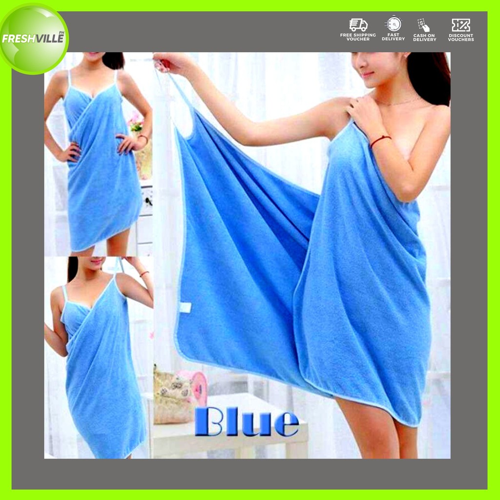 Freshville Microfiber Wearable Towel Sling Towel Dress Wearable Tapis