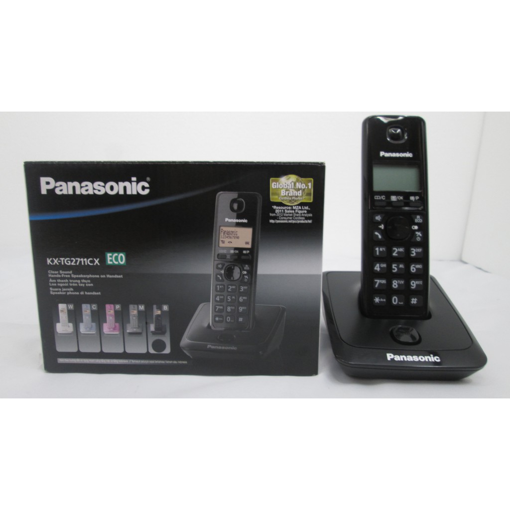 Panasonic KXTG2711CX Handsfree speakerphone on handset Shopee