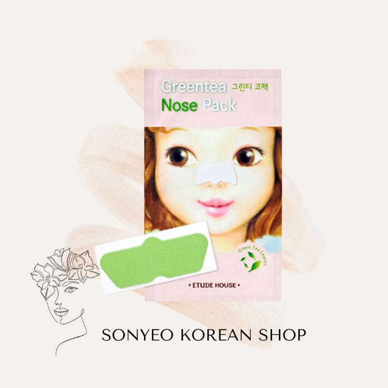 Etude House Green Tea Nose Pack (1 sheet) Shopee Philippines