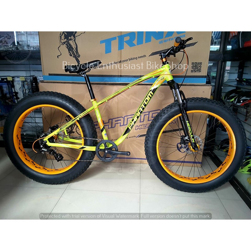 Fat Bike Phantom Herculin Hydraulic Alloy Fatbike Bicycle Shopee