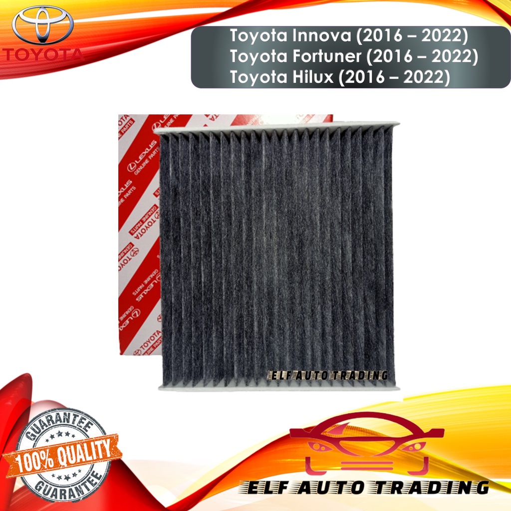 Charcoal Cabin Filter for Toyota Innova (20162022), Fortuner (2016