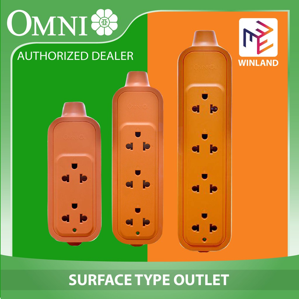 OMNI by Winland Heavy Duty Surface Type Outlet Extension Cord WRO104