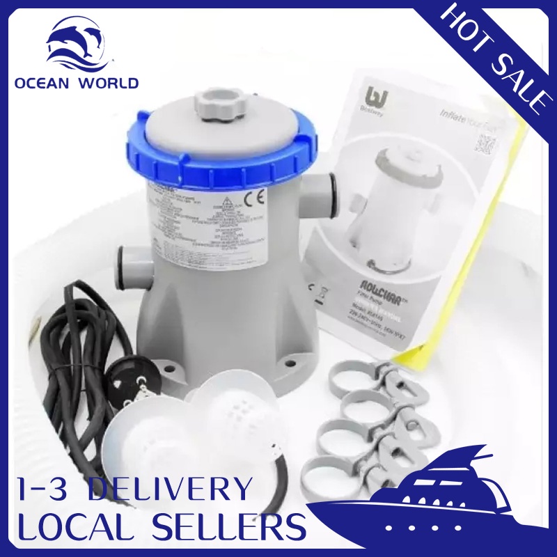 58383 Bestway 530gal Flowclear Filter Pump for 110014300L Swimming