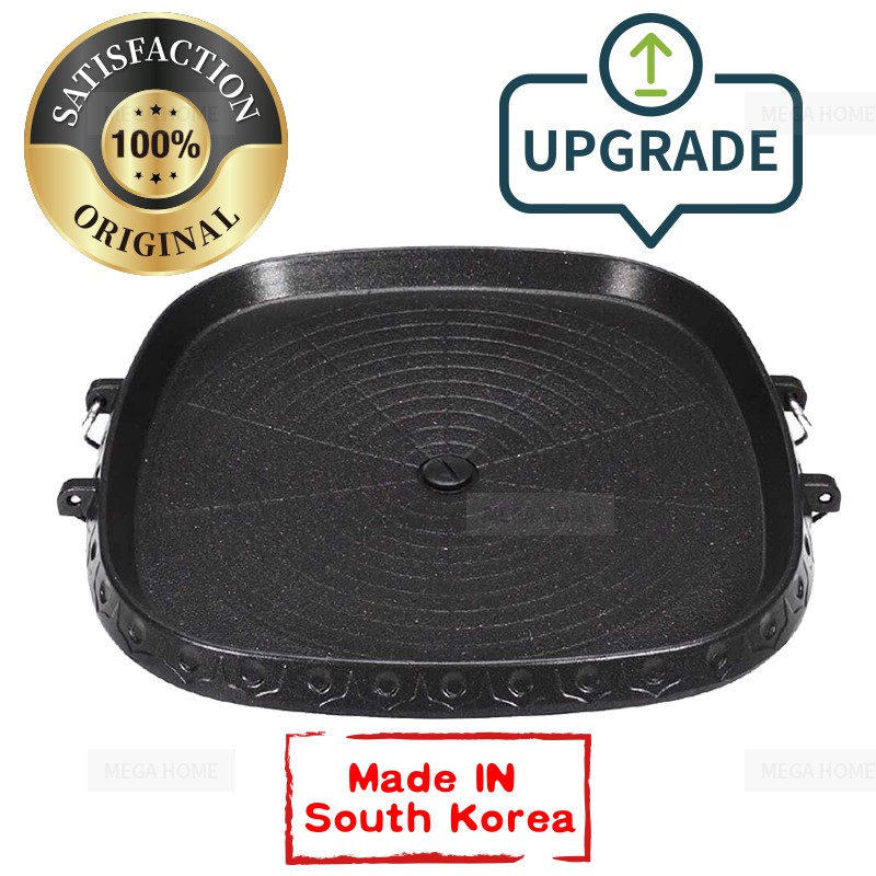 Korean grill and grill pans for indoor and outdoor frying grills can