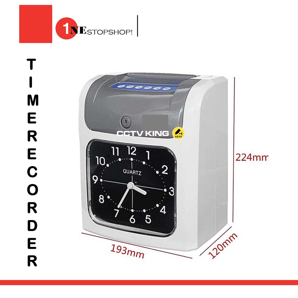 Analog Time recorder machine Bundy Clock Shopee Philippines