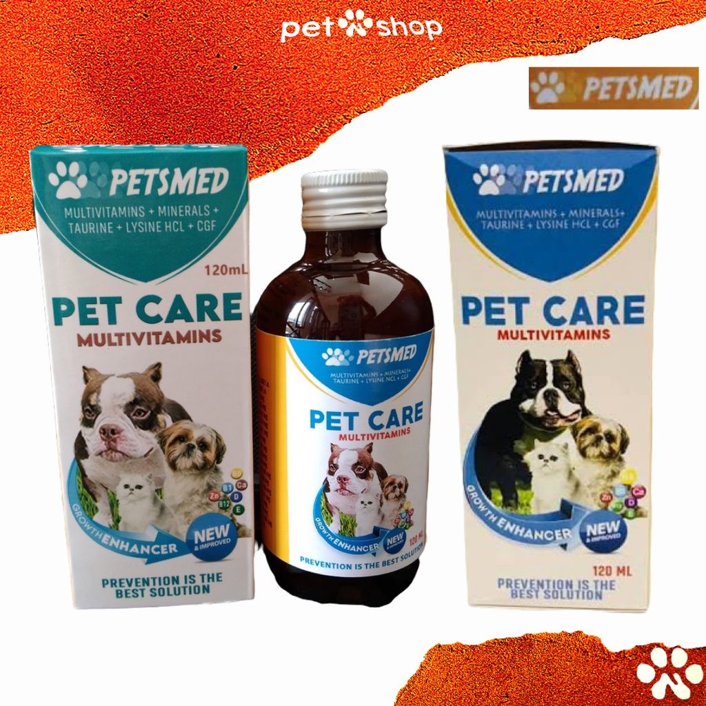 Petsmed Petcare Multi Vitamins 120ml Shopee Philippines
