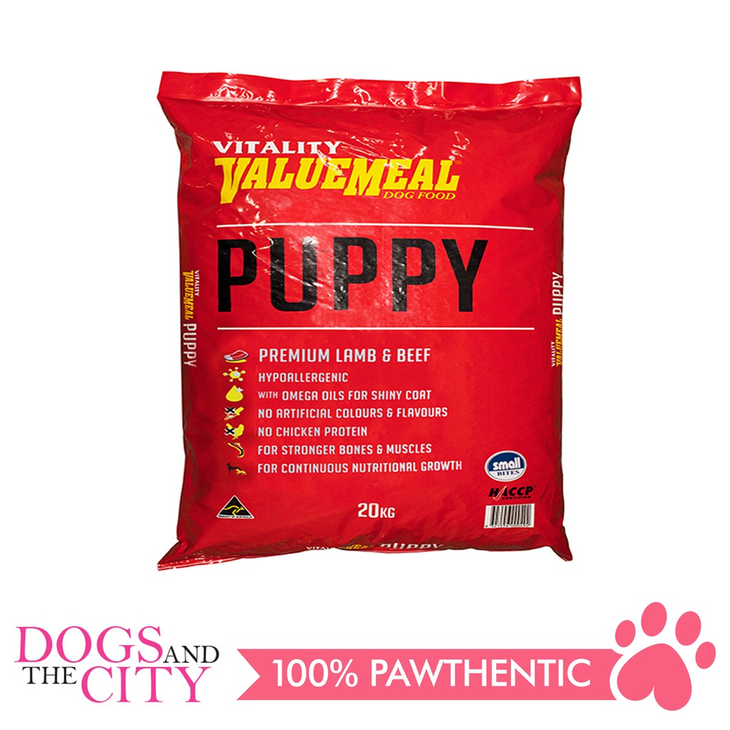 Vitality Value Meal Puppy Dog Food 20kg Shopee Philippines