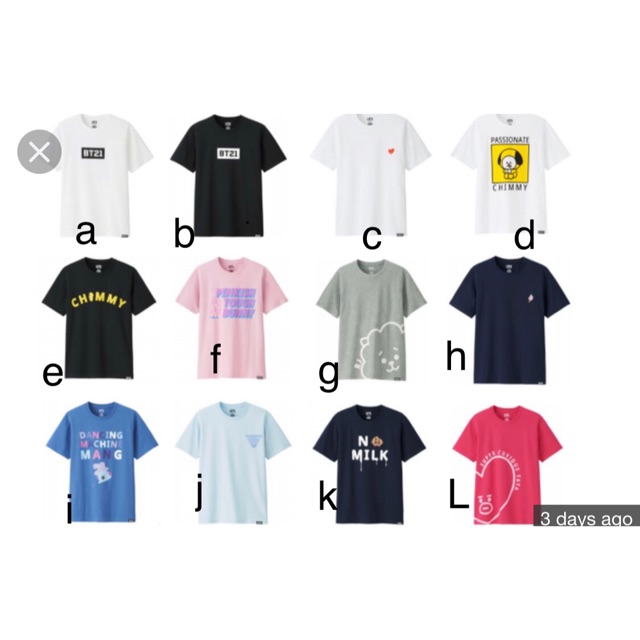 Canopy T Shirt Uniqlo Bt21