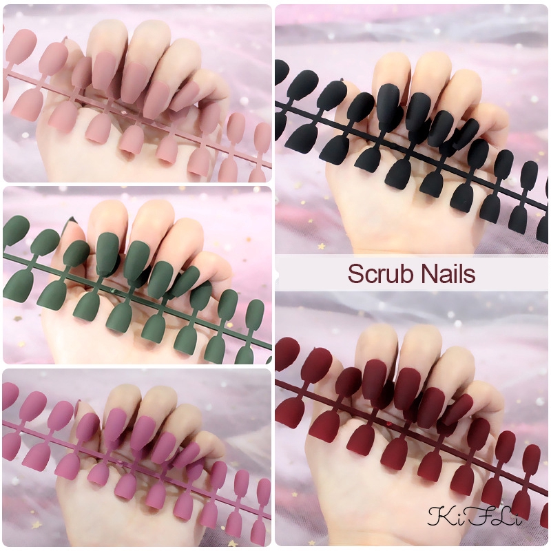 Women's Matte False Nails Set Shopee Philippines