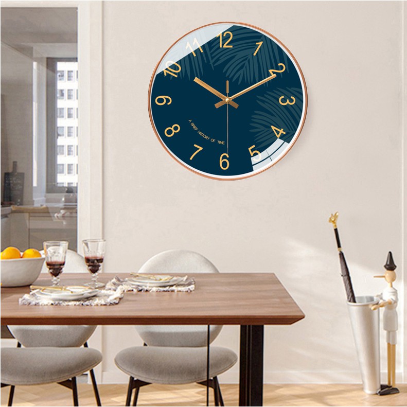 Art clock living room simple wall clock Shopee Philippines