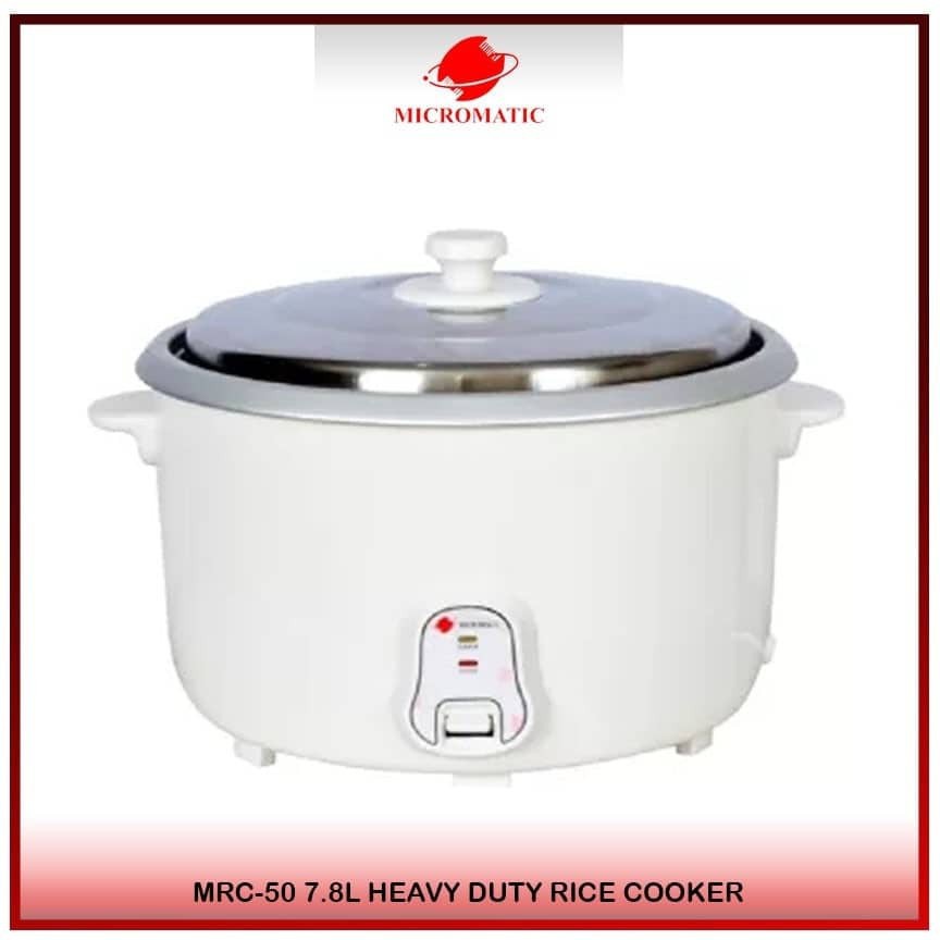 RICE COOKER MRC50 7.8Liters Rice Cooker ORIGINAL MICROMATIC Shopee