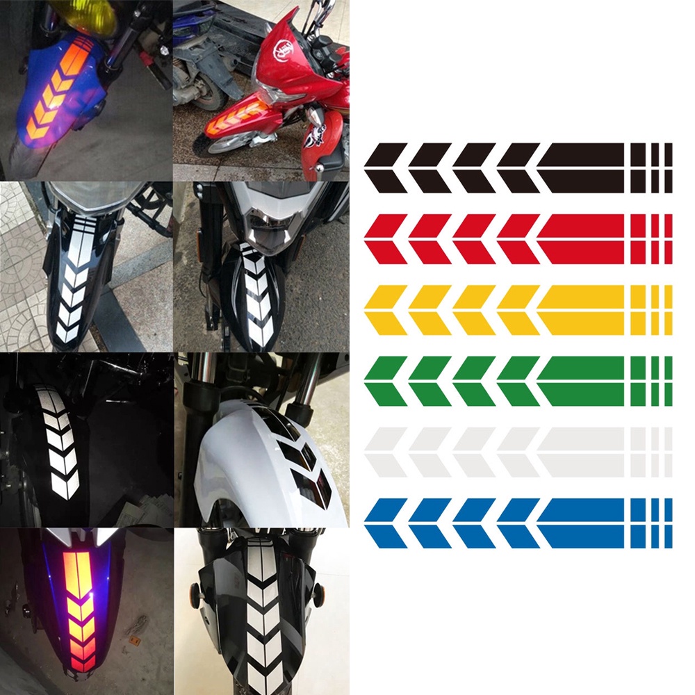 Motorcycle Reflective decal sports Wheel car Waterproof sticker on