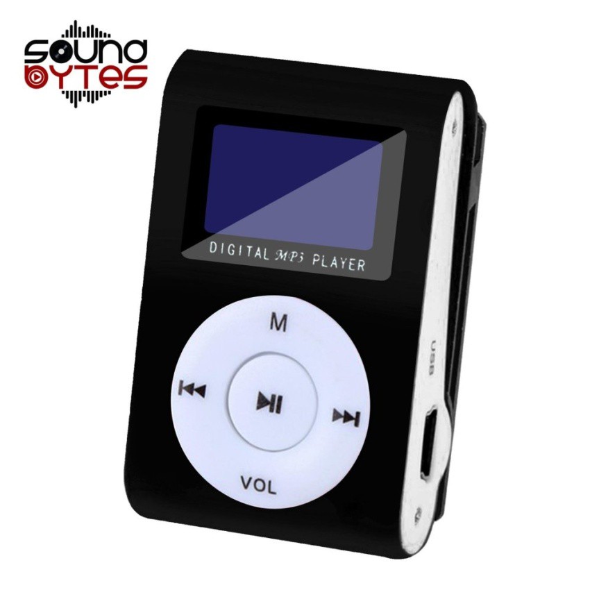 Sound Bytes Digital MP3 Player with LCD Screen (Black) Shopee Philippines