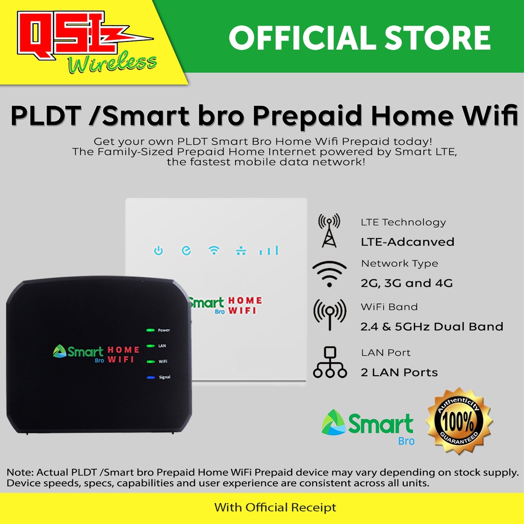 PLDT/Smart bro Prepaid Home Wifi Shopee Philippines
