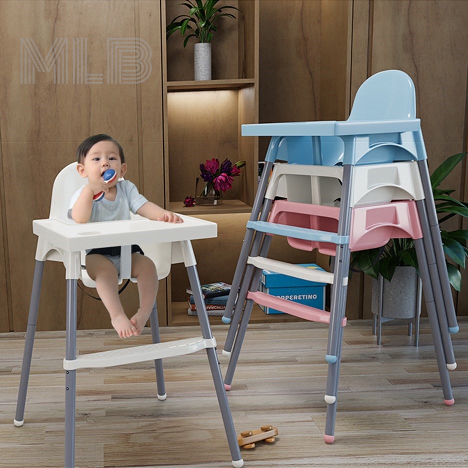 High Chair Booster Seat For Baby Dining FeedingAdjustable Height Dinner