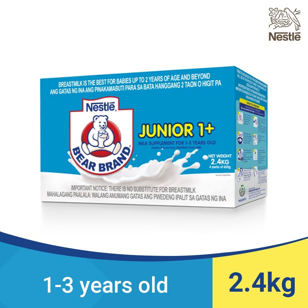 Bear Brand Junior Plain 2.4Kg Shopee Philippines