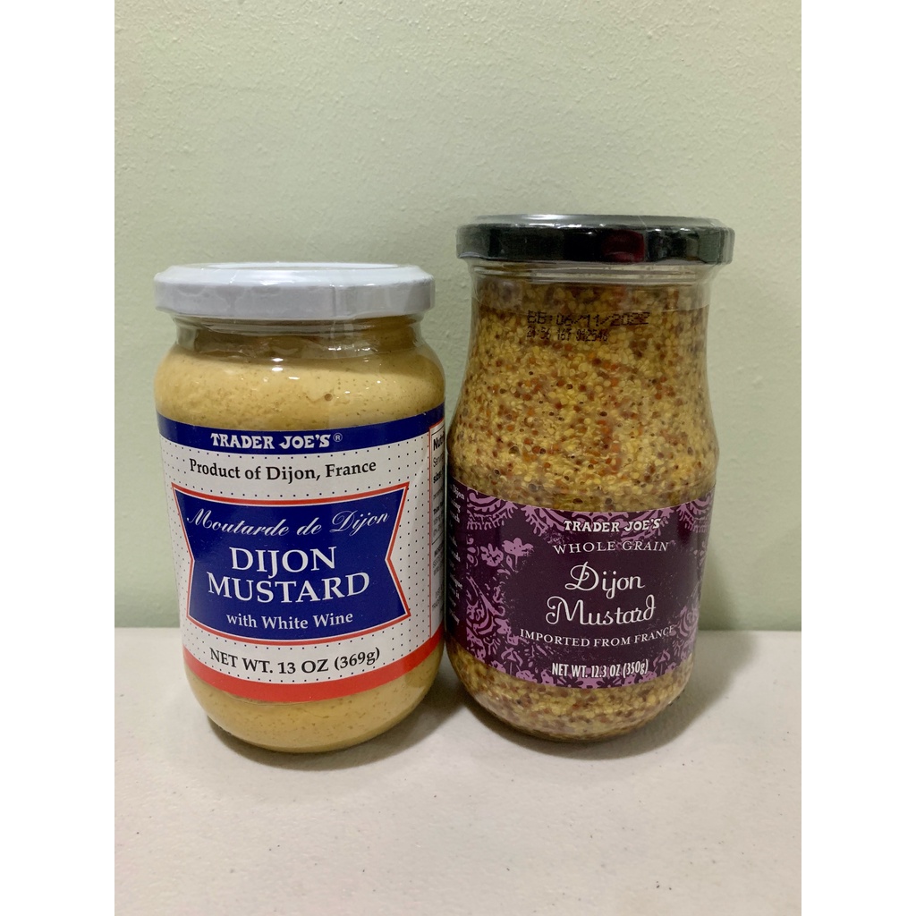 Trader Joe's Dijon Mustard (Whole Grain, with White Wine) Shopee Philippines