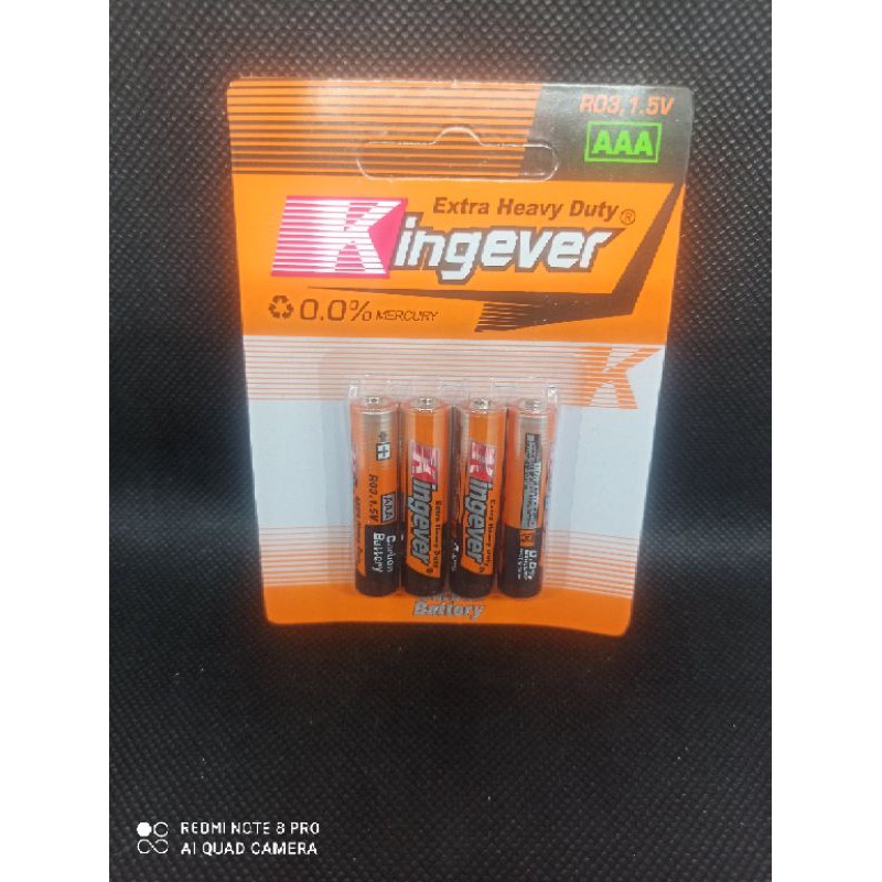 TRIPLE A BATTERY . AAA BATTERIES KINGEVER Shopee Philippines