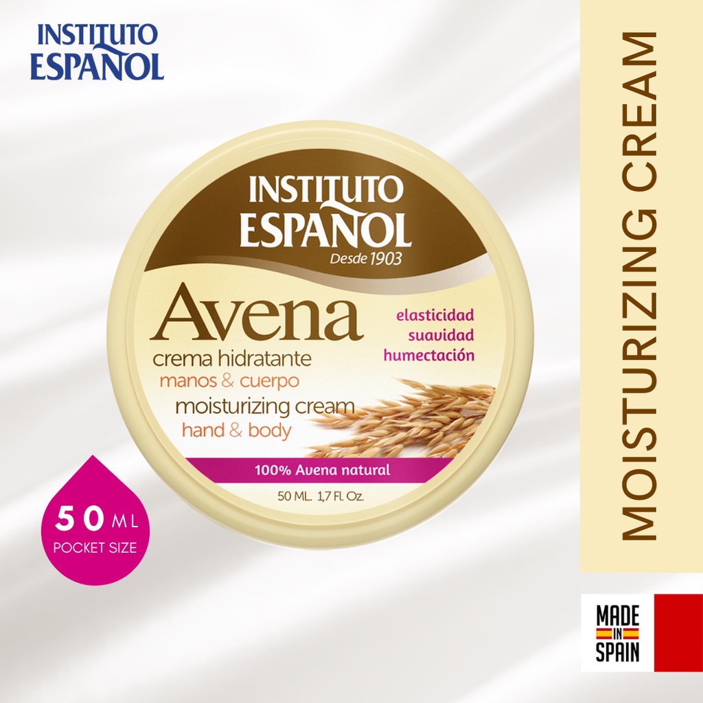 Instituto Espanol Avena Oatmeal Hand & Body Moisturizing Cream Crema