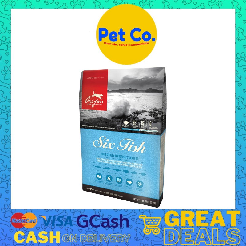 Orijen Six Fish Dry Dog Food 11.4kg Shopee Philippines