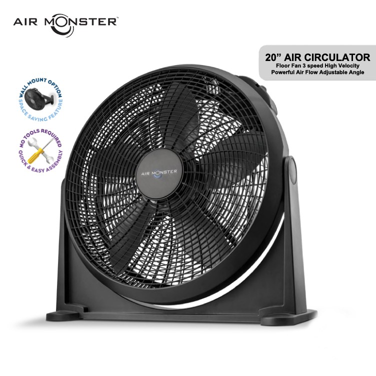 Air Monster 20" Air Circulator Floor Fan 3 speed Shopee Philippines