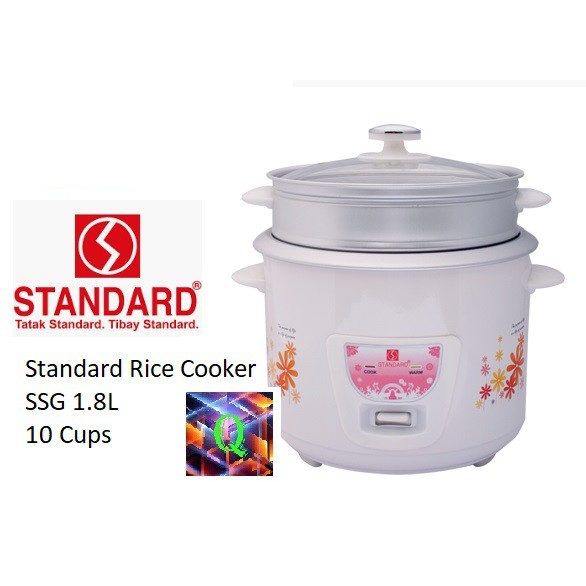 Standard Rice Cooker 10 Cups with Steamer SSG1.8L Shopee Philippines