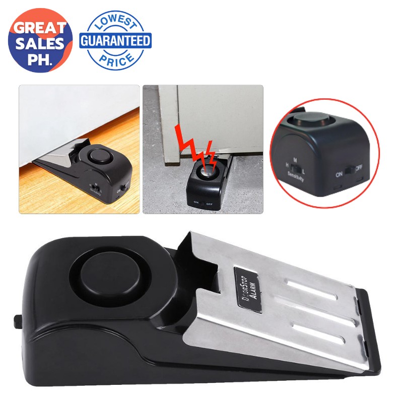 Door Stopper Alarm, Siren Door Safety Wedge Anti BreakIn Door Great