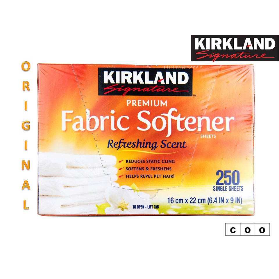 Kirkland Premiun Fabric Softener 250sheet Shopee Philippines
