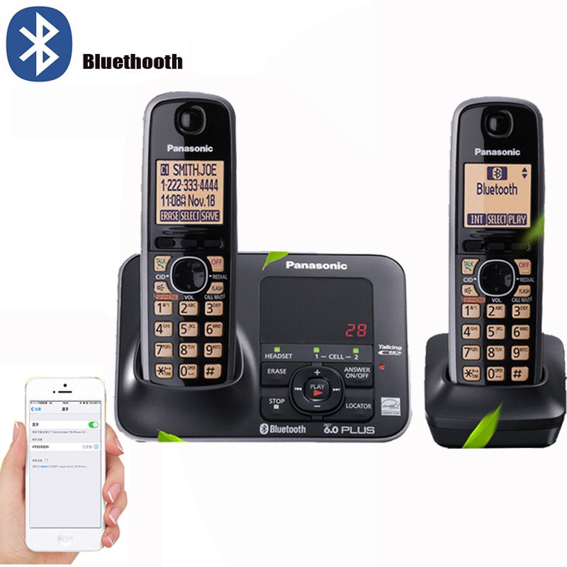 Bluetooth Function DECT 6.0 Digital Cordless Landline Telephone With