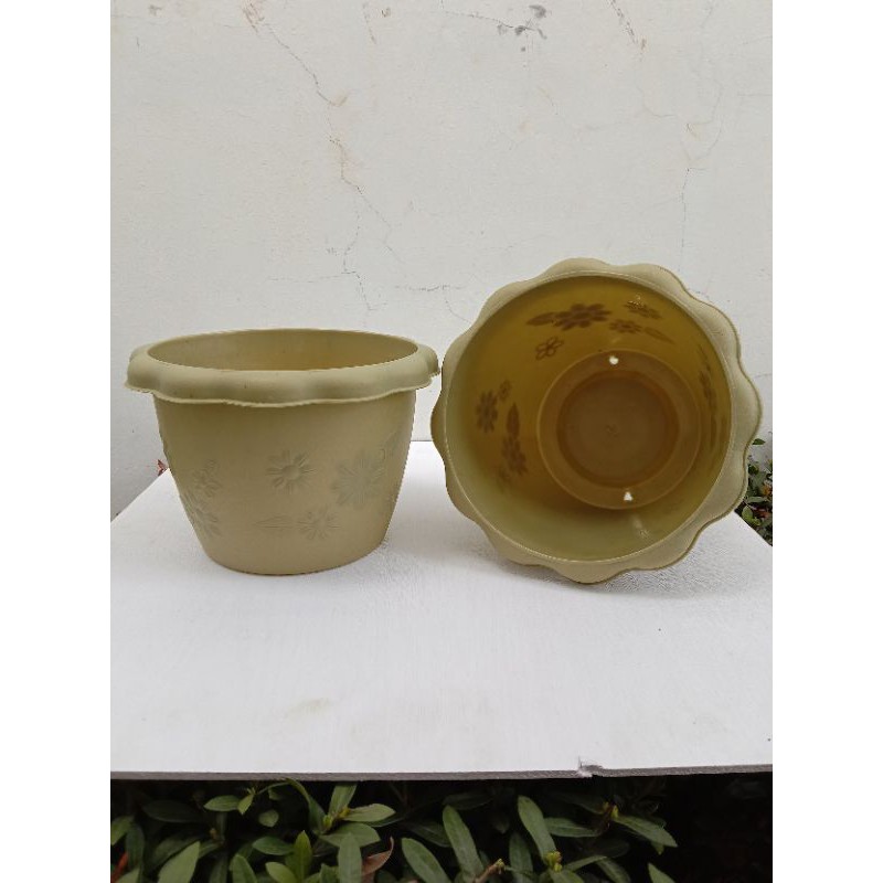 Gold Flower Pot 1220 (12pcs) Shopee Philippines