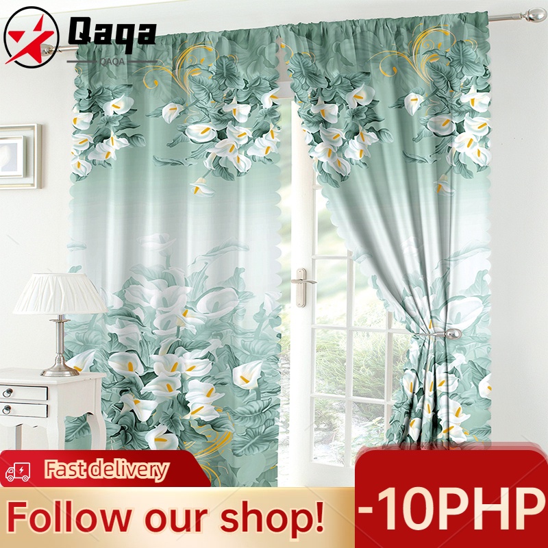 COD New Design Curtains Sale Window Bedroom Cotton Home Decor Kurtina