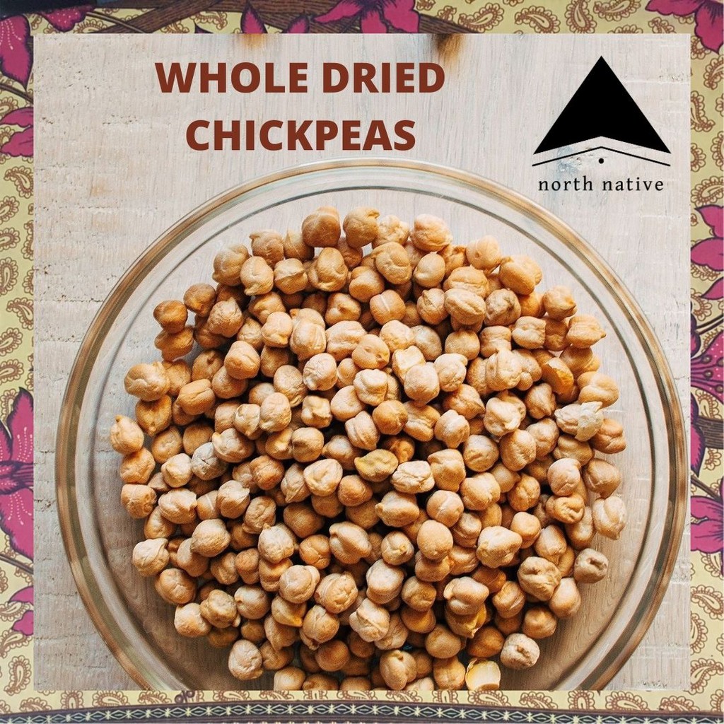 Raw Chickpeas, 1kg,Bulk Resealable Bag, Sproutable, Organic, Whole