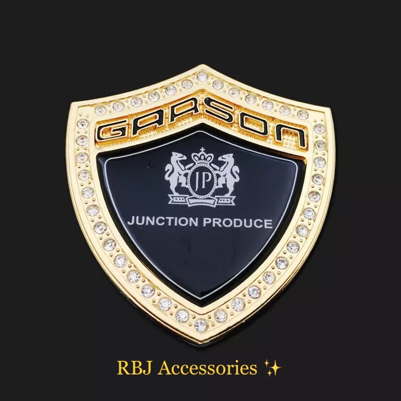 JUNCTION PRODUCE JP GARSON VIP METAL Emblem Badge Decal Sticker