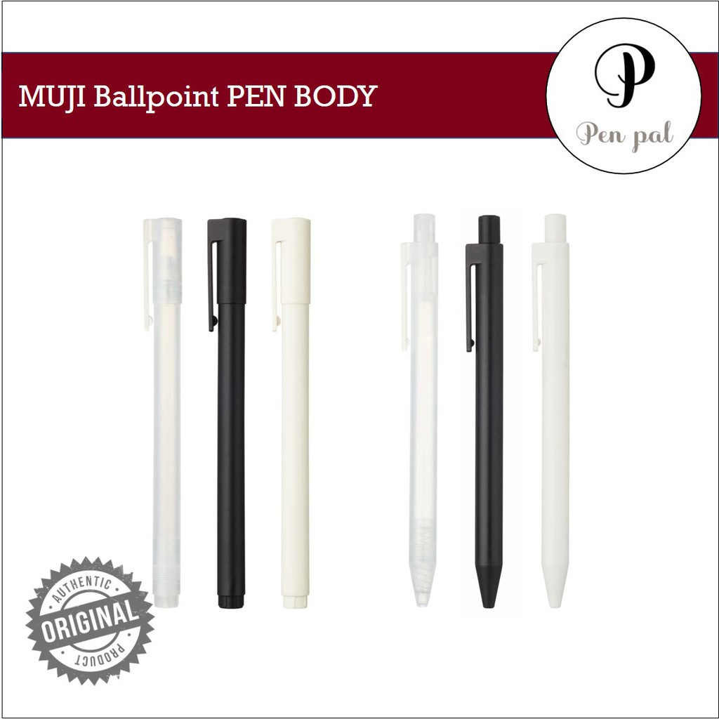 MUJI Ballpoint Pen Body (REFILLS NOT INCLUDED) Shopee Philippines