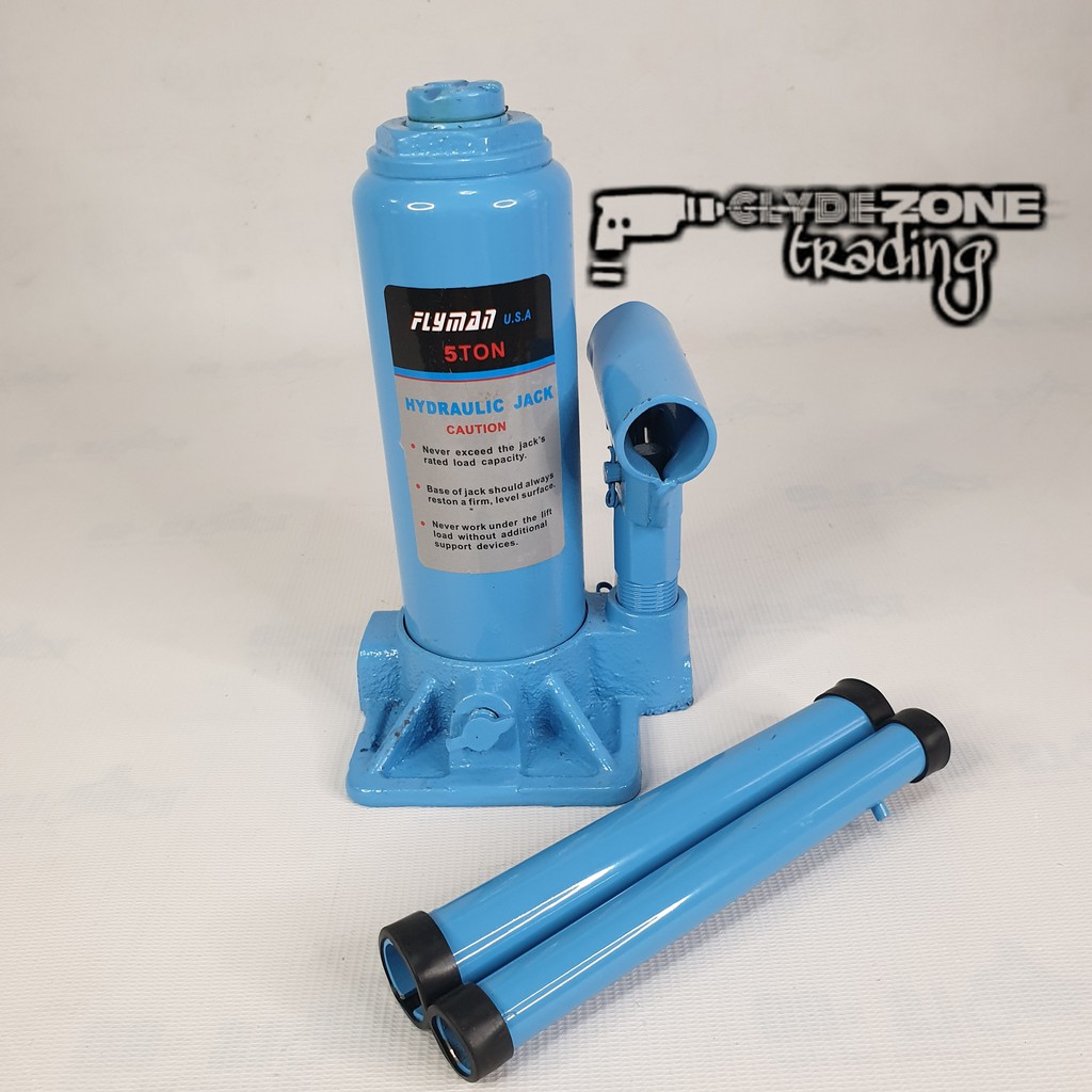 FLYMAN ORIGINAL Hydraulic Jack (Bottle Type) 5 Tons Shopee Philippines