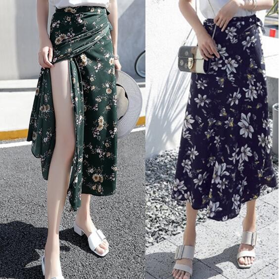 Long Floral Wrap Around Skirt Shopee Philippines