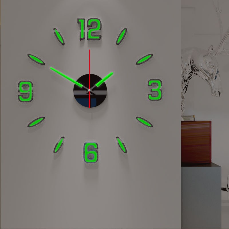 Luminous DIY clock home modern minimalist silent fashion wall clock