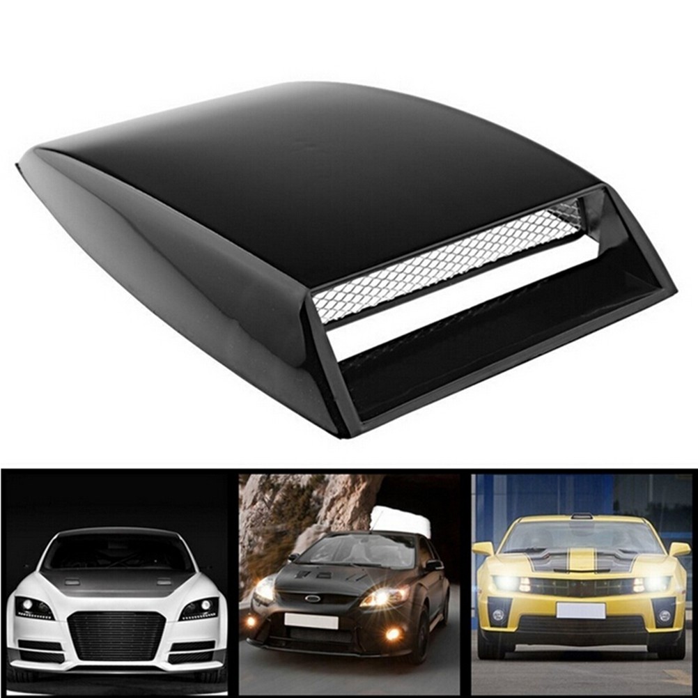 Car Design 3D Vent Hood Scoop Exterior Decoration Black Shopee