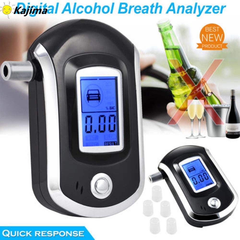 *Kajima* Digital LCD Police Breathalyzer Breath Test Alcohol Tester