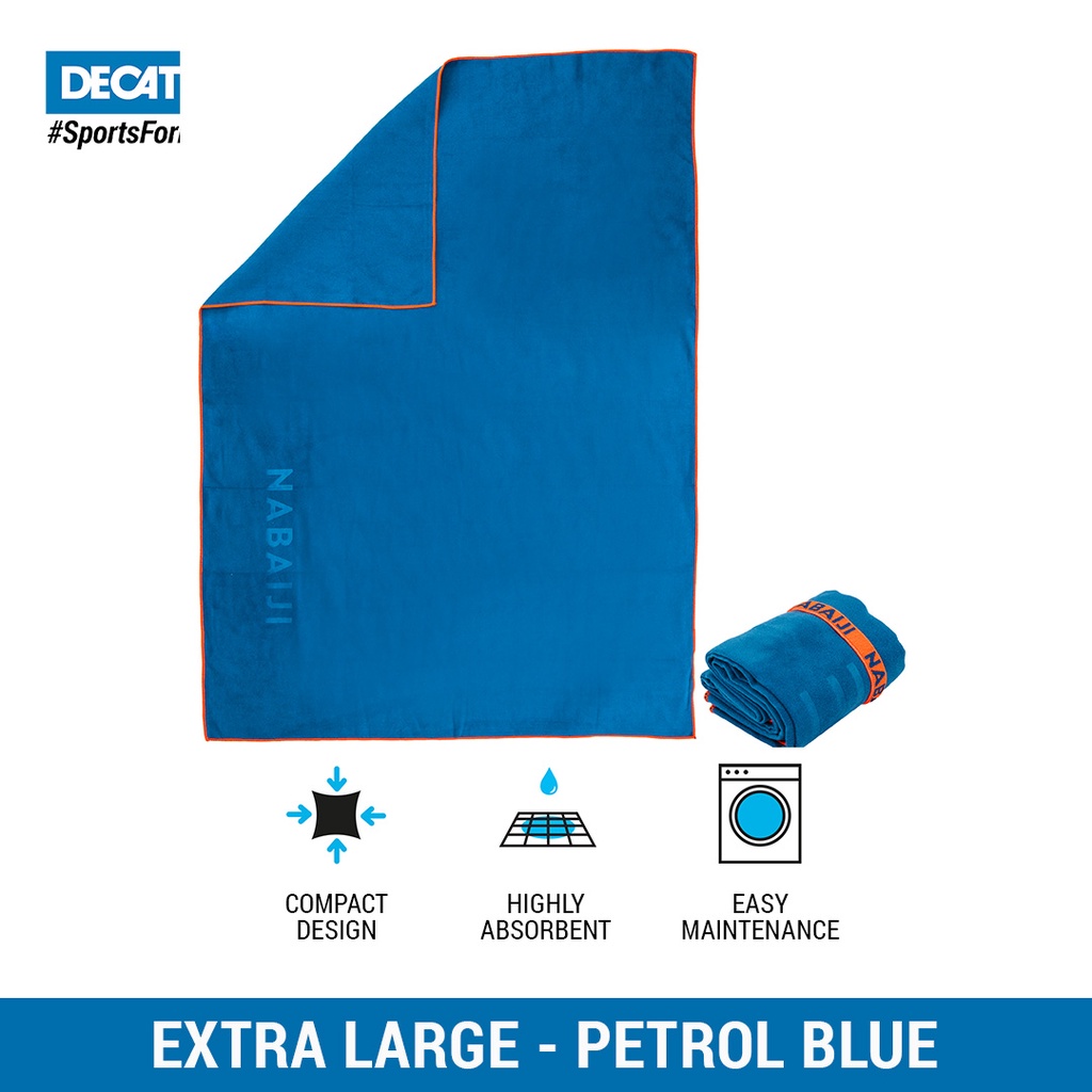 Decathlon Nabaiji Compact Microfibre Towel Extra Large Shopee