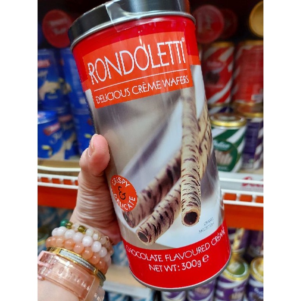 Rondoletti Cafe Style Cream Wafers 300g (Chocolate and Vanilla in NEW