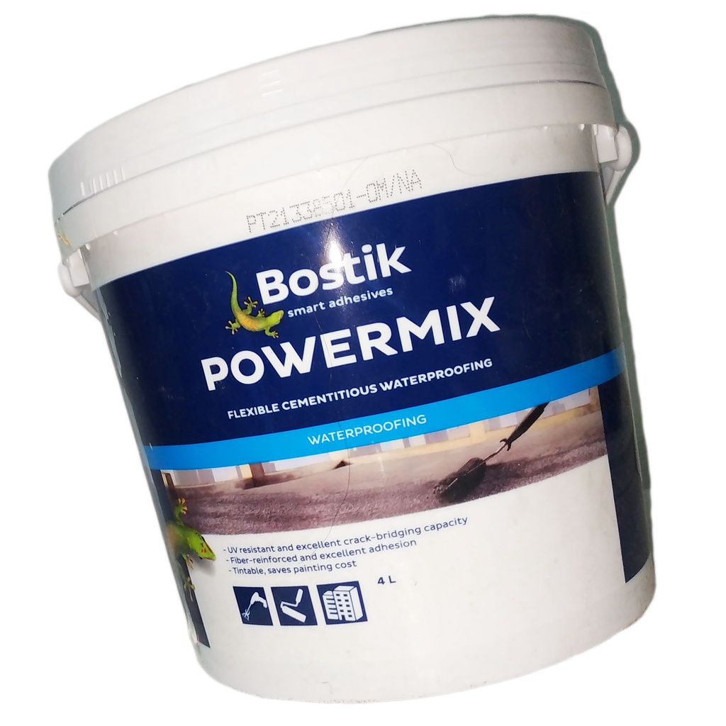 BOSTIK POWERMIX WATERPROOFING ( 1 GALLON / 4 LITERS ) FLEXIBLE