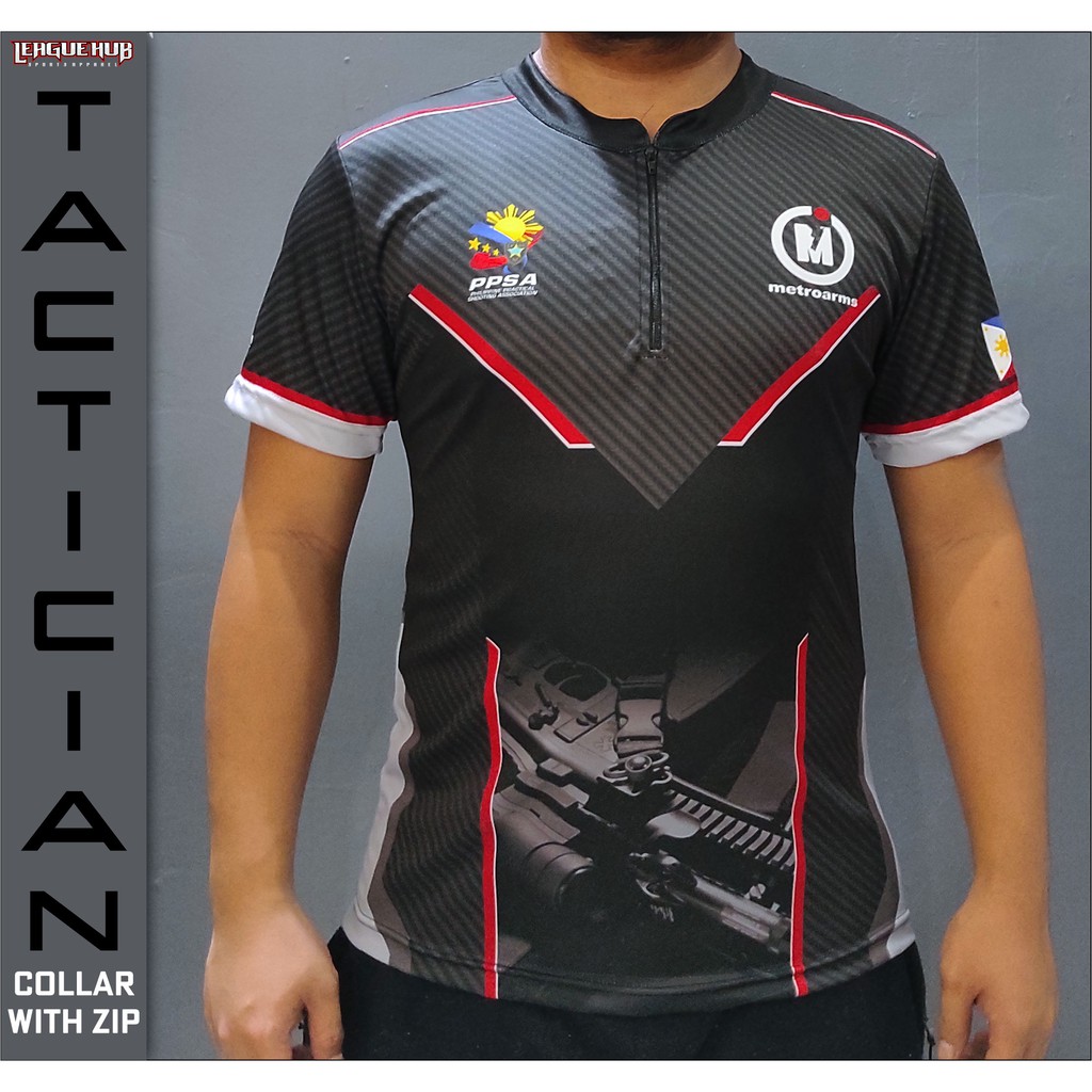 SHOOTER SHIRT MANDARIN COLLAR & ZIP METRO ARMS Shopee Philippines